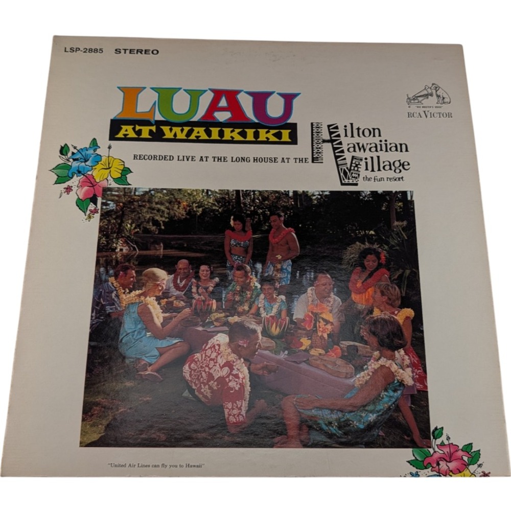 Ray Kinney Luau At Waikiki LP (1964 US RCA Victor LSP-2885 Stereo) EX/VG